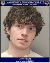 Greyson Erp Was Arrested by Constable C. Reyes on May 11, 2022 & His Shooting History in Fairfield Village 27019 South Blue Hyacinth Dr. Cypress Texas 77433