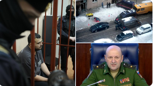 An uneducated, zero class, racist Uzbek was arrested by Russian police and the Uzbek was recruited by Ukraine government to assassinate an important Russia general.