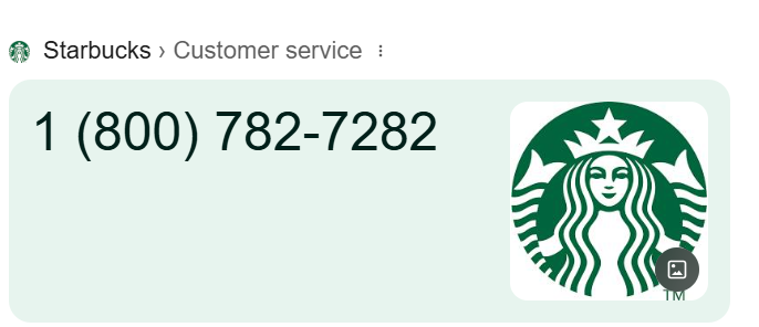 Today, I called again for the second time the Starbucks Customer service if the customer can do makeup on the table?